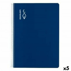 Notebook ESCOLOFI Blue Din A4 40 Sheets (5 Units)
