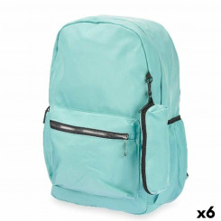 Школьная сумка зеленая 37 x 50 x 7 см (6 шт.)