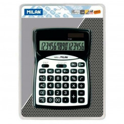 Kalkulaator Milan Black Plastic 18,7 x 13,5 x 2,5 cm