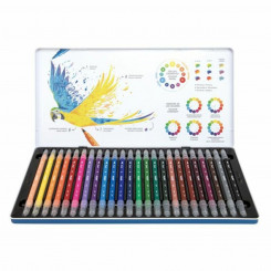 Set of Felt Tip Pens Milan Multicolour 24 Pieces