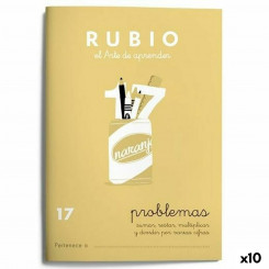 Тетрадь по математике Рубио № 17 А5 испанский 20 листов (10 единиц)