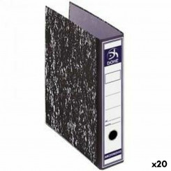 Многоразовая папка для хранения DOHE Black 28,7 x 35 x 7,5 см (20 шт.)
