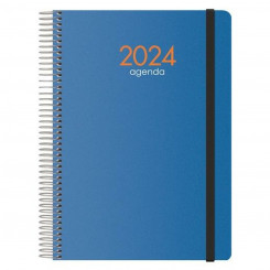 Ежедневник SYNCRO DOHE 2024 Annual Blue 15 x 21 см