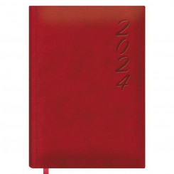 Дневник BRASILIA DOHE 2024 Annual Red 15 x 21 см
