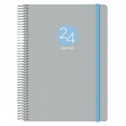 Ежедневник MEMPHIS DOHE 2024 Annual Grey 15 x 21 см