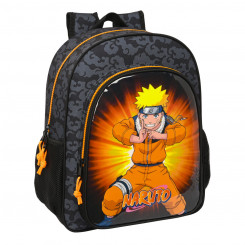 Школьная сумка Наруто Черный Оранжевый 32 X 38 X 12 см