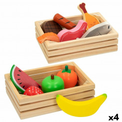 Toy Food Set Woomax 12 Pieces 4 Units