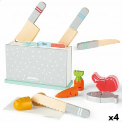 Toy kitchen Woomax 19 x 11 x 6,3 cm 12 Pieces 11 Pieces 4 Units