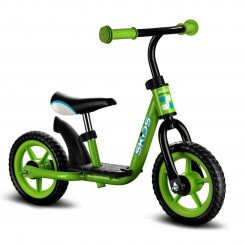 Детская велосипедная полозья с контролем зеленой стальной подставки для ног