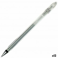Ручка-роллер Pilot G-1 Silver 0,4 мм (12 шт.)