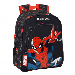 Child bag Spiderman Hero Black (27 x 33 x 10 cm)