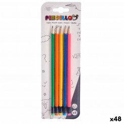 Pencil Set Multicolour Wood (48 Units)
