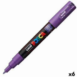 felt-tip pens POSCA PC-1M Violet (6 Units)
