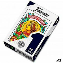 Упаковка испанских игральных карт (40 карт) Fournier, 12 шт. (61,5 x 95 мм)