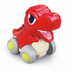 Hõõrdeauto 13 x 12 x 13 cm dinosaurus punane