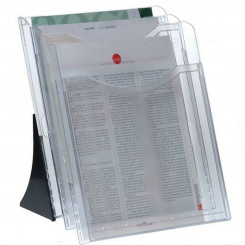 Counter Display Archivo 2000 Archiplay Tablecloth Din A4 Transparent Vertical 3 Compartments