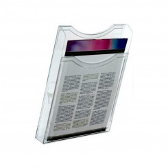 Counter Display Archivo 2000 Steritouch Wall Transparent A4 polystyrene Vertical 1 Compartment