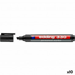 Перманентный маркер Edding 330 Black (10 шт.)
