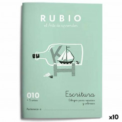 Writing and calligraphy notebook Rubio Nº10 A5 Spanish 20 Sheets (10 Units)