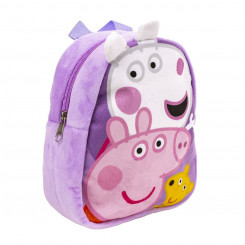 Школьная сумка Свинка Пеппа Сиреневый 18 х 22 х 8 см