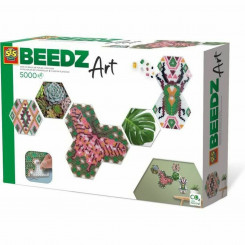 Набор SES Creative Beedz Art - Шестигранные плитки Botánica (FR)