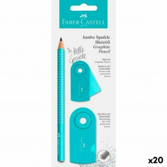 Pencil Set Faber-Castell Turquoise 3,8 mm (20 Units)