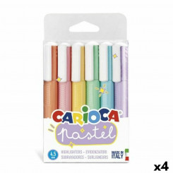 Set of Markers Carioca Multicolour 6 Pieces Cake (4 Units)