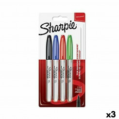 Набор фломастеров Sharpie Multicolour, 4 шт., 0,9 мм (3 шт.)