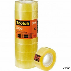Adhesive Tape Set Scotch 508 Transparent 19 mm x 33 m