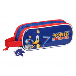 Двойная сумка для переноски Sonic Let's Roll Темно-синий 21 x 8 x 6 см
