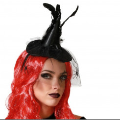 Повязка на голову Шляпа Ведьма Хэллоуин Перья