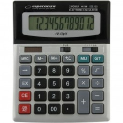 Калькулятор Esperanza ECL103 Черный/Серый
