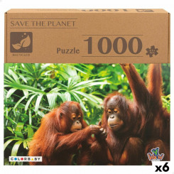 Пазл Colorbaby Orangutan 6 шт. 68 x 50 x 0,1 см