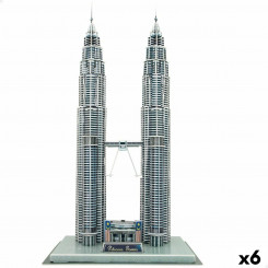 3D pusle Colorbaby Petronas Towers 27 x 51 x 20 cm (6 ühikut)