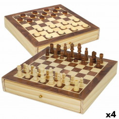 Доска для шахмат и шашек Colorbaby Drawer Wood (4 шт.)