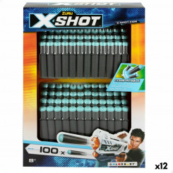 Дартс Zuru X-Shot 100 шт. 1,3 x 6,7 x 1,3 см (12 шт.)