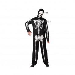 Costume for Adults Skeleton Black