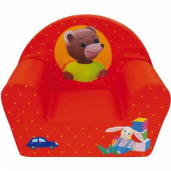 Детское кресло Fun House 712583 Мишка 52 x 33 x 42 см Красный