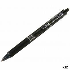Liquid ink pen Pilot Frixion Clicker Black 0,4 mm (12 Units)