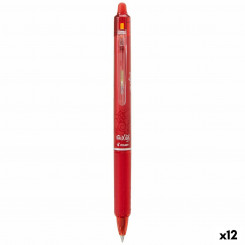 Ручка с жидкими чернилами Pilot Frixion Clicker Red 0,4 мм (12 шт.)