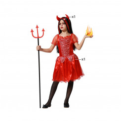 Costume for Children Female Demon Red Male Demon
