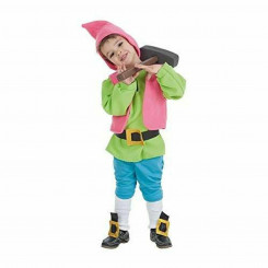 Costume for Children Green Male Dwarf 7 Pieces