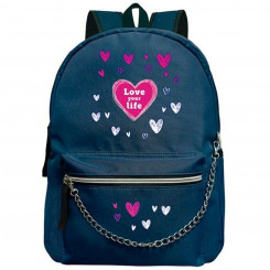 School Bag SENFORT Tie Dye Blue