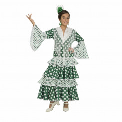 Costume for Children My Other Me Feria Flamenco Dancer Green