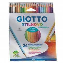 Карандаши акварельные Giotto Stilnovo 24 шт. разноцветные