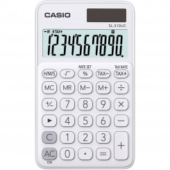 Kalkulaator Casio SL-310UC-WE valge plastik 7 x 0,8 x 11,8 cm