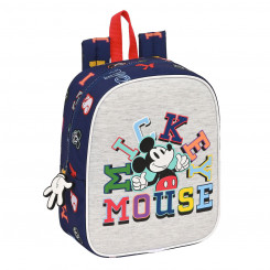 Child bag Mickey Mouse Clubhouse Only one Navy Blue (22 x 27 x 10 cm)