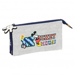 Triple Carry-all Mickey Mouse Clubhouse Only one Navy Blue (22 x 12 x 3 cm)