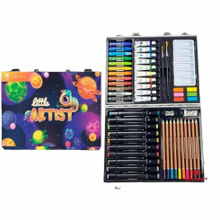 Набор для рисования Alex Bog Little Artist Space, 53 предмета, разноцветный