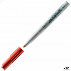 Marker pen/felt-tip pen Bic Velleda 1741 Whiteboard Red 12 Units
